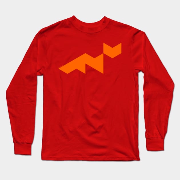 Triangle Fox Long Sleeve T-Shirt by tuditees